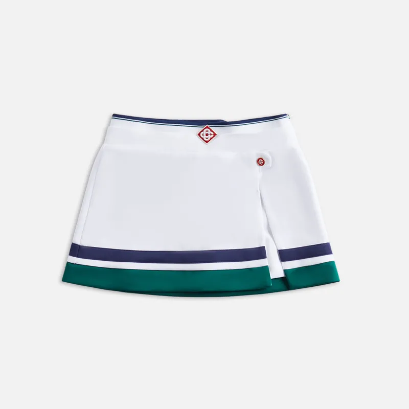 Casablanca Track Skort - White sold by Kith