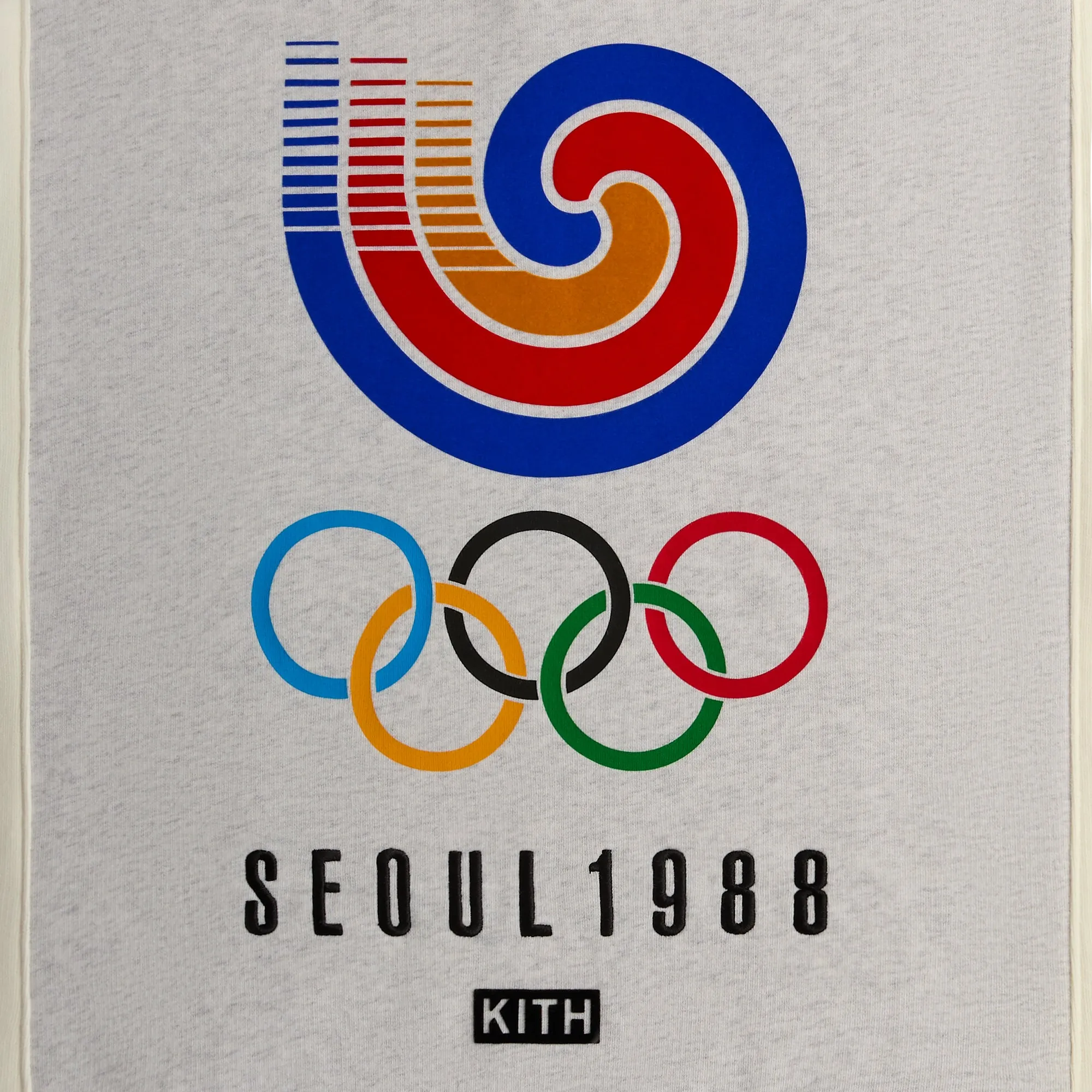 Kith for Olympics Heritage Nelson Collared Pullover - Light Heather Grey sold by Kith product image thumbnail 3