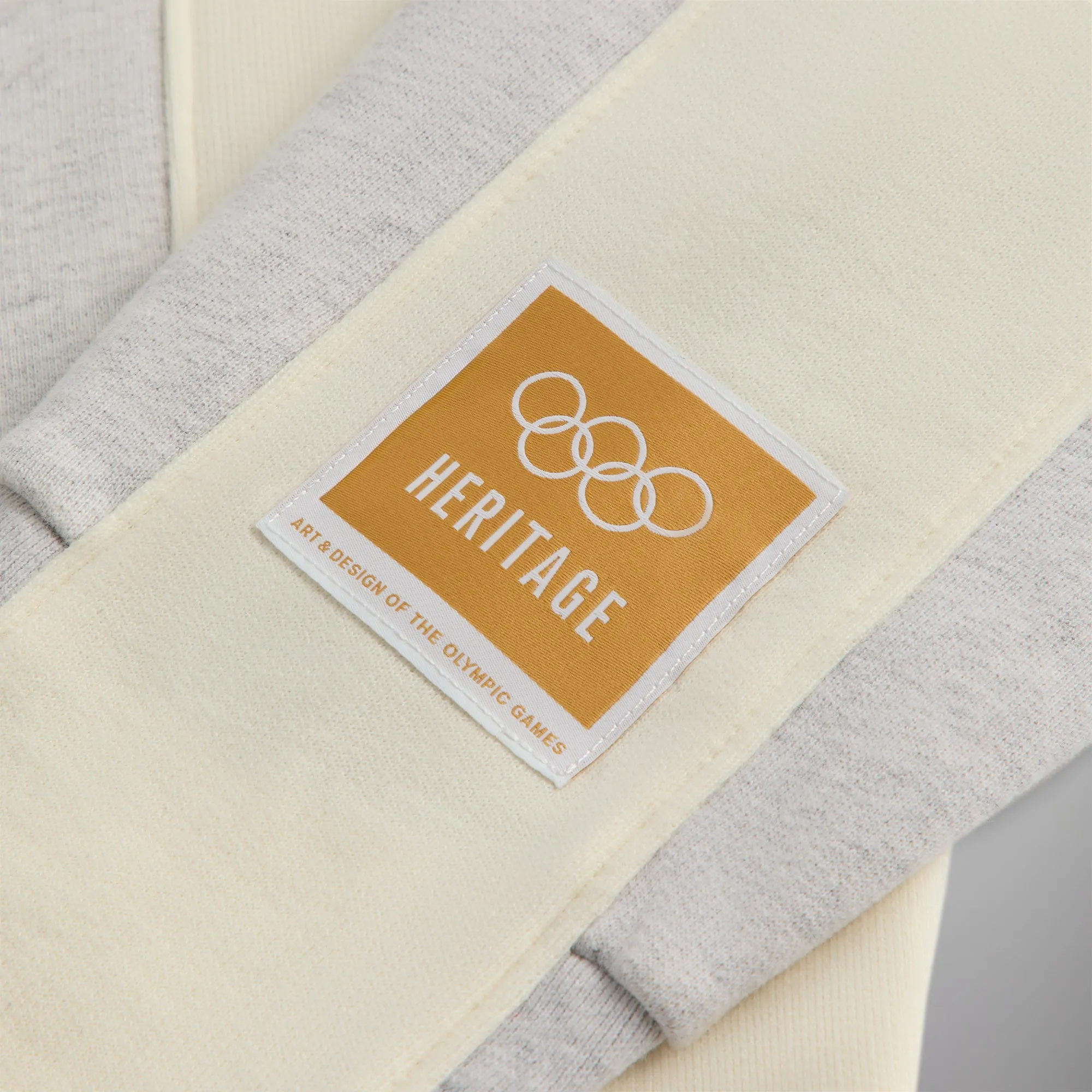 Kith for Olympics Heritage Nelson Collared Pullover - Light Heather Grey sold by Kith product image thumbnail 4