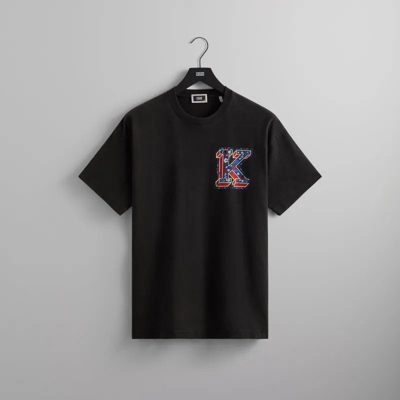 Kith Needlepoint Vintage Tee - Black sold by Kith