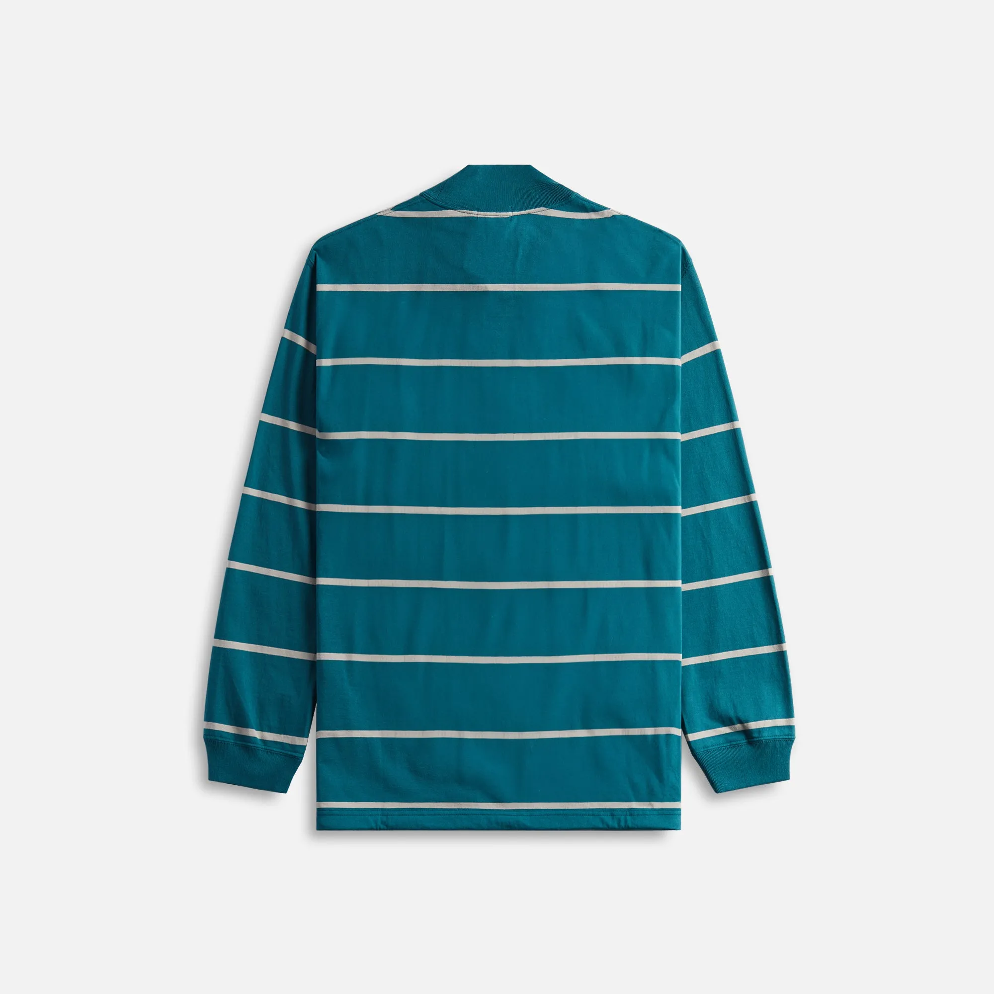 Comme Des Garçons Homme Cotton Jersey Horizontal Stripe Sweater - Green sold by Kith product image thumbnail 2