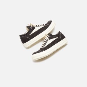 Rick Owens DRKSHDW Vintage Sneakers - Black / Milk / Milk sold by Kith