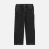 Dries Van Noten Pine Marble Wash Denim - Black sold by Kith