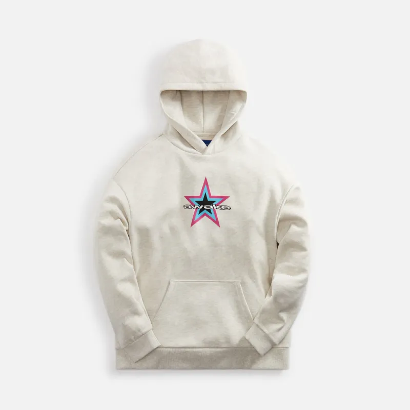 Awake NY Star Logo Hoodie - Heather Grey sold by Kith