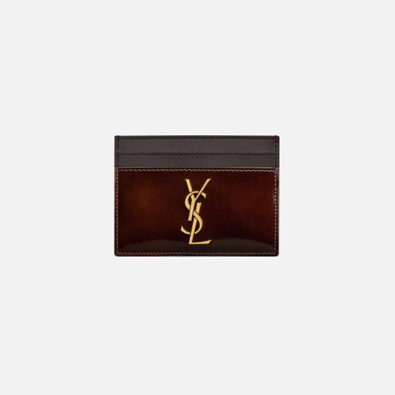 【関税＆送料込み】Saint Laurent Pcc(172Y)Mono Grain De Pou SAINT LAURENT YSL CREDIT CARD HOLD YSL PCC(172Y)MONO GRAIN