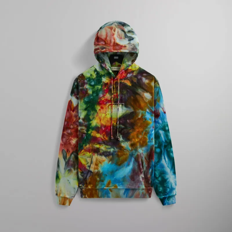 Kith for Advisory Board Crystals Tie Dye Hoodie - Purple Green sold by Kith