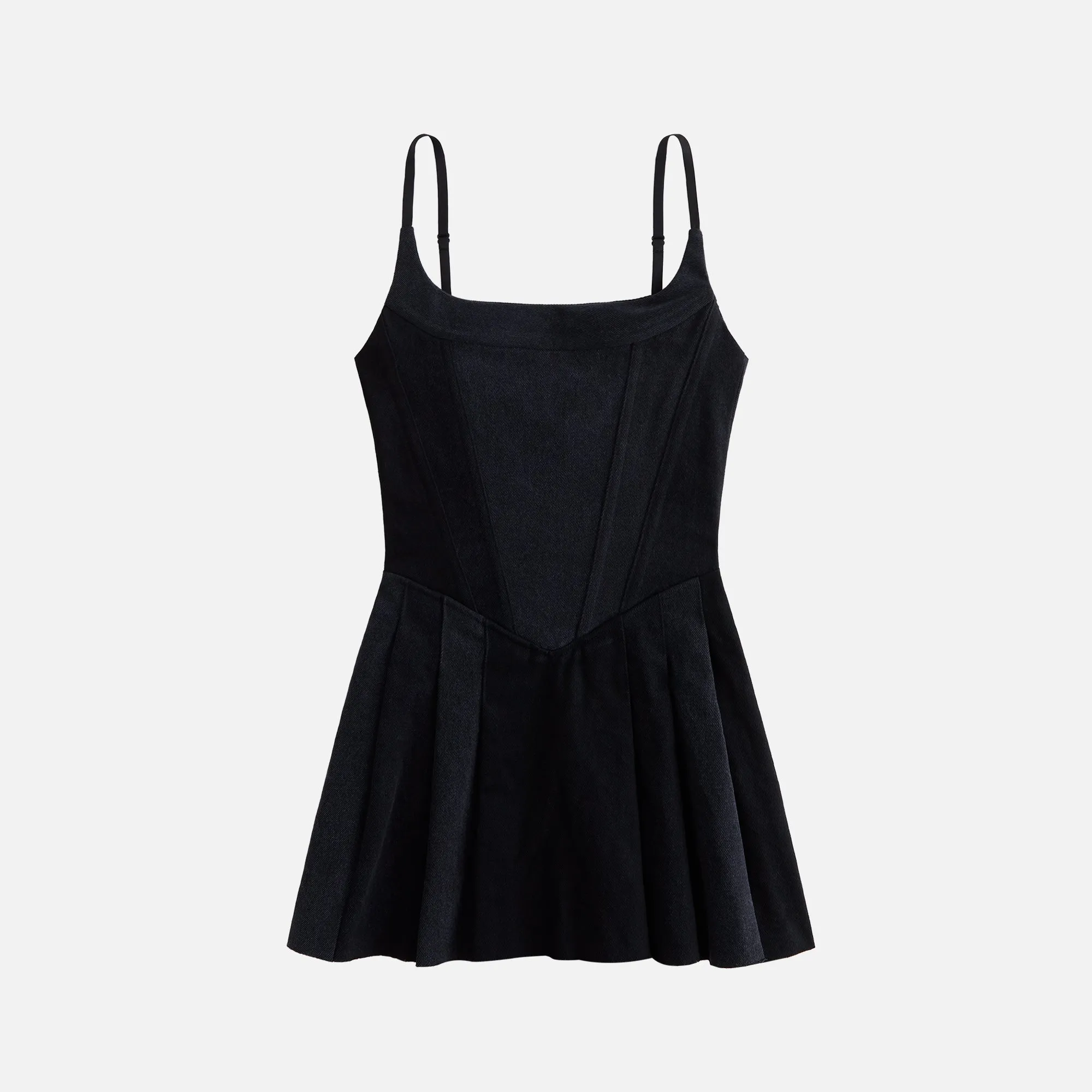 EB Denim Polka Dress - Vintage Black sold by Kith