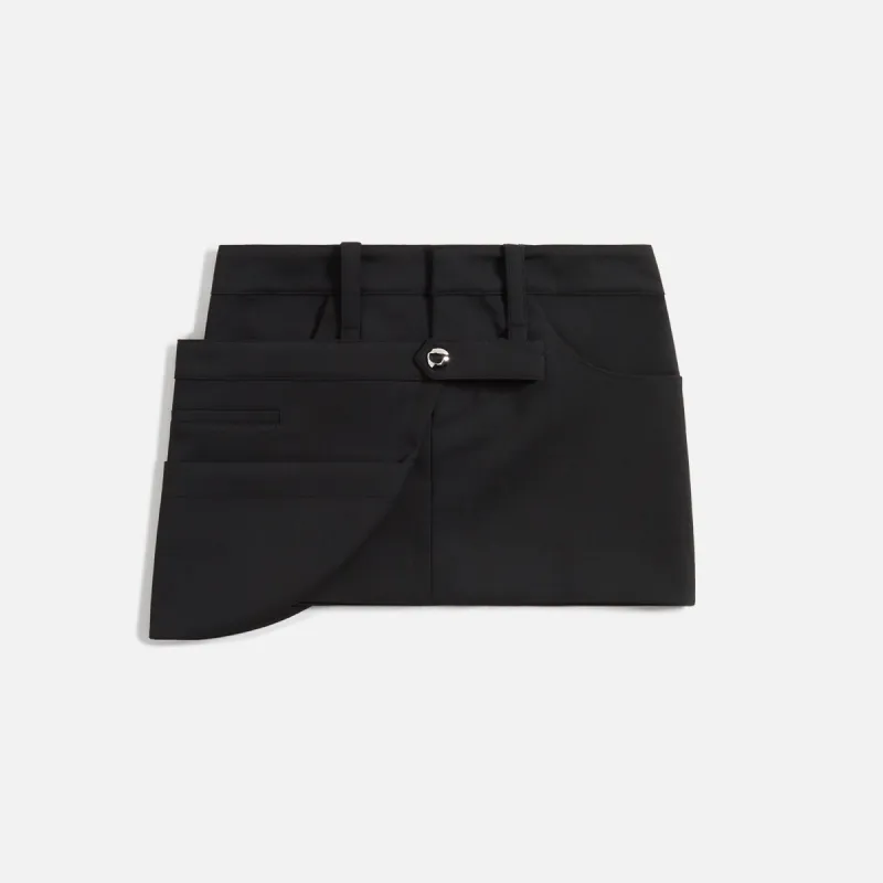 Coperni Utilitary Mini Skirt - Black sold by Kith