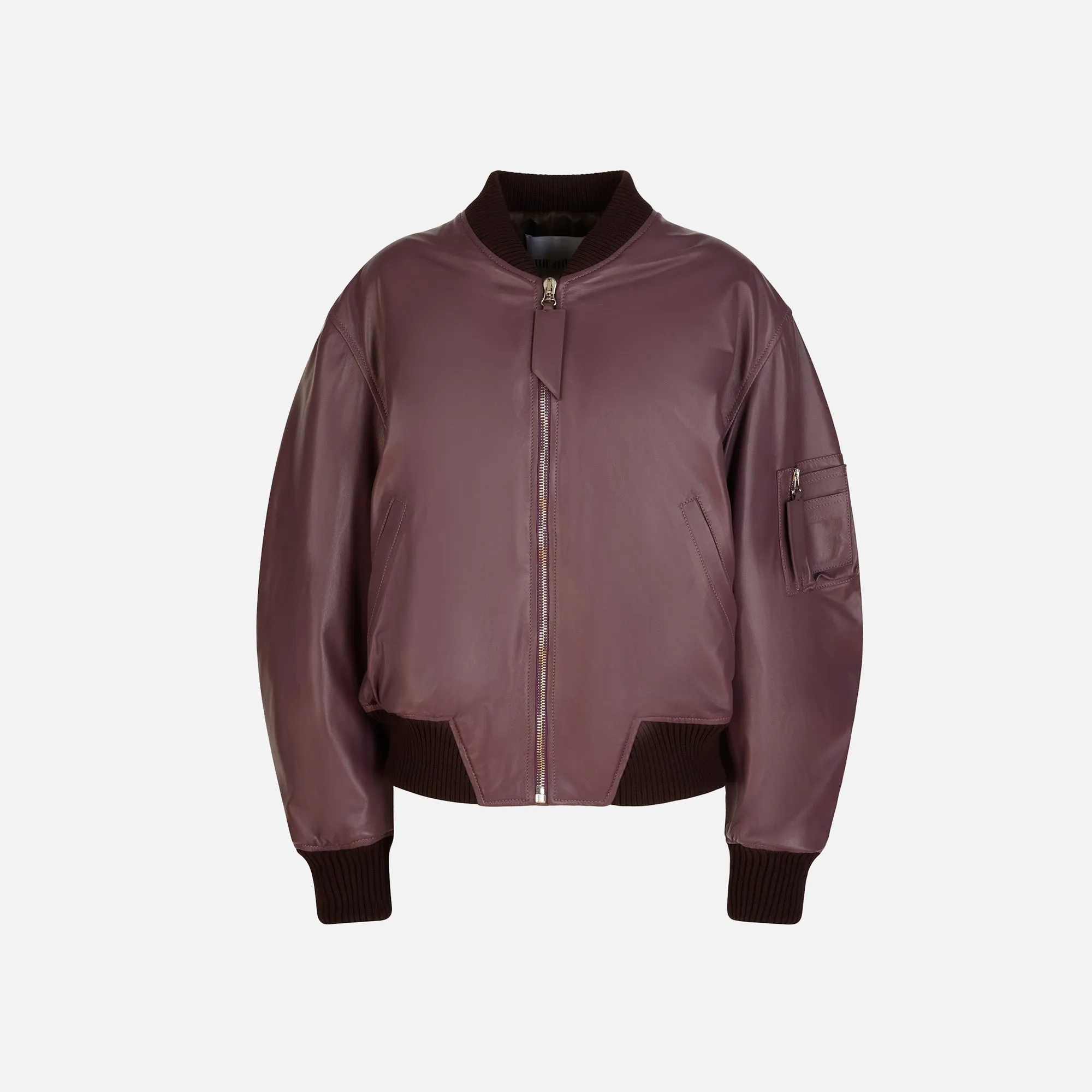 The Attico Anja Bomver - Mauve sold by Kith
