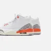 Jordan WMNS Air Jordan 3 Retro - White / Sail / Cement Grey / Cosmic Clay sold by Kith