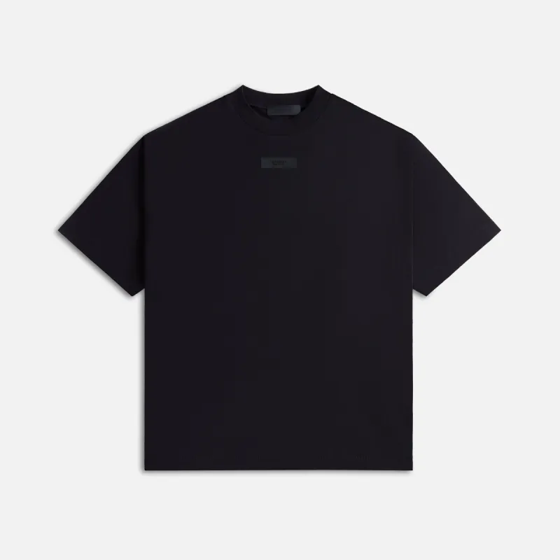 Essentials Cotton Tee - Black sold by Kith