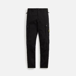 Stone Island Stretch Nylon Twill Cargo Pants - Black sold by Kith