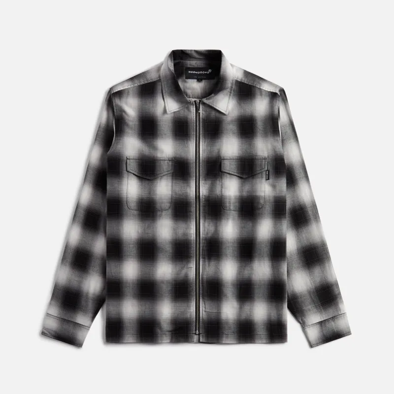 Noon Goons Something In The Way Zip Shirt - Black / White sold by Kith