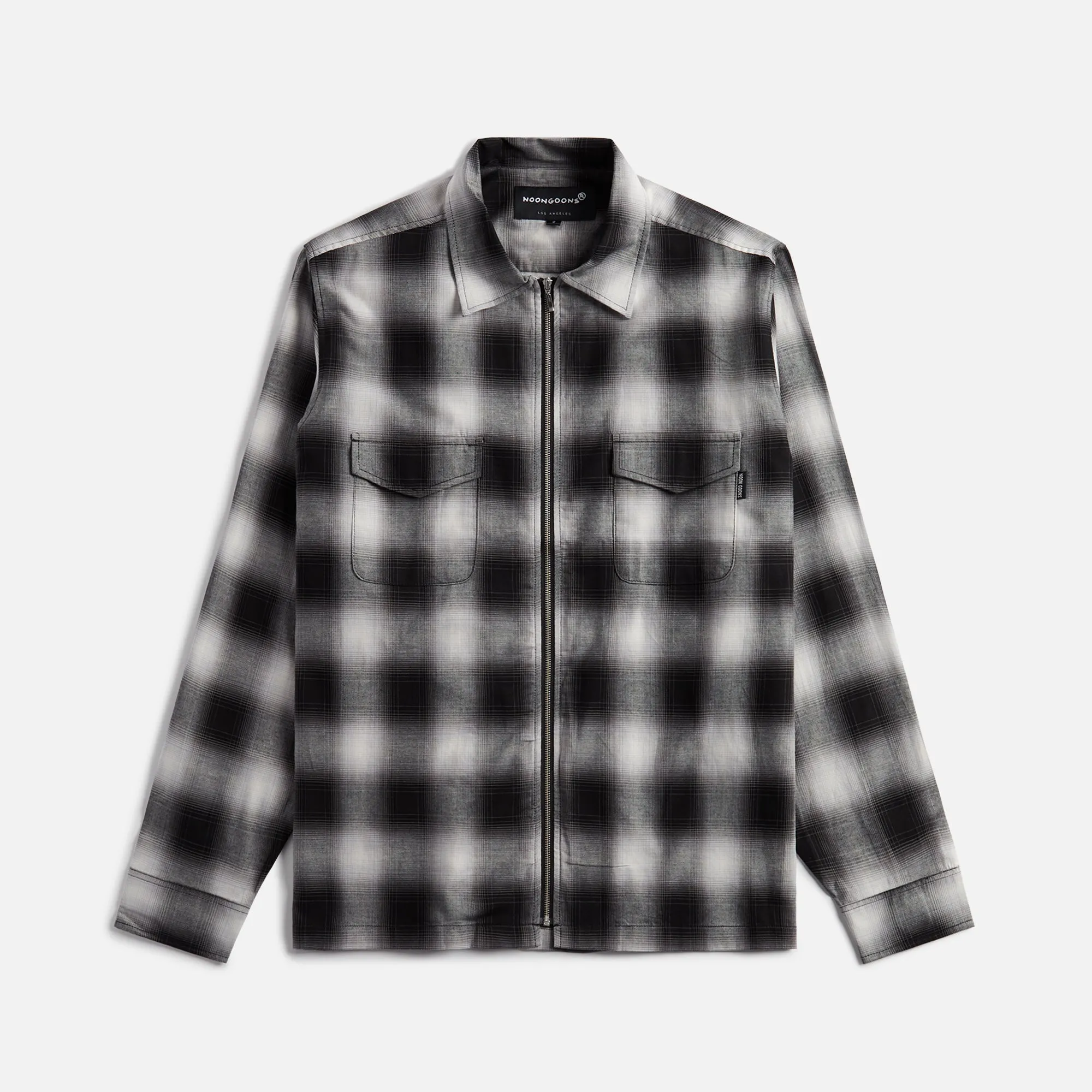 Noon Goons Something In The Way Zip Shirt - Black / White sold by Kith