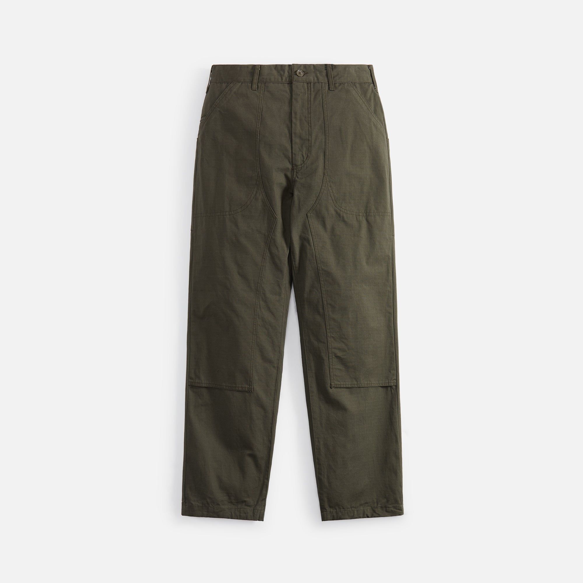 Engineered Garments Climbing Pant Heavyweight Cotton Ripstop - Olive sold by Kith