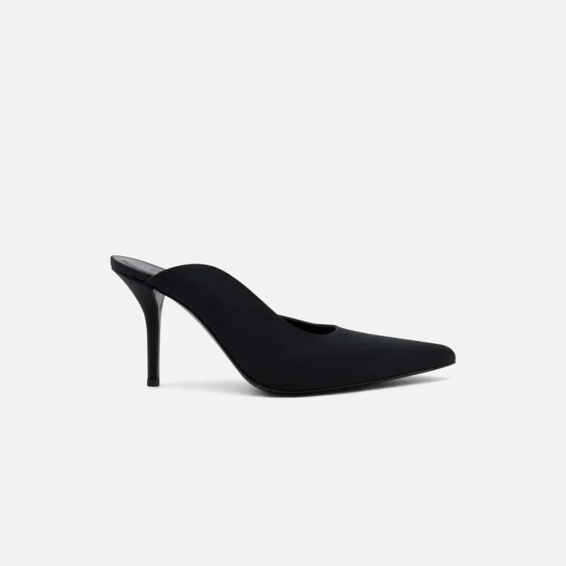 Gia Borghini Abella Satin - Black sold by Kith