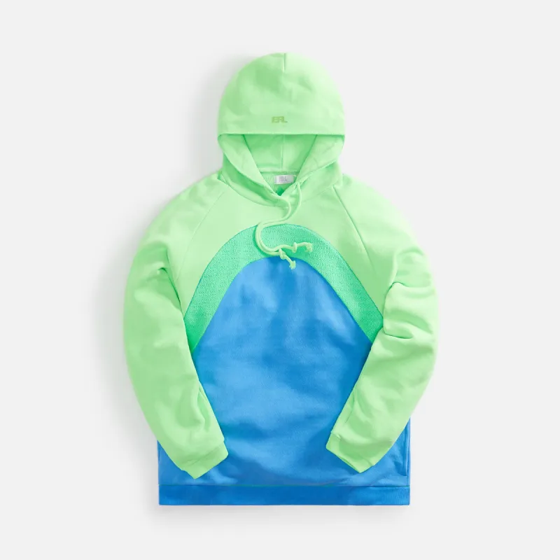 ERL Unisex Rainbow Hoodie Knit - Blue made by Kith