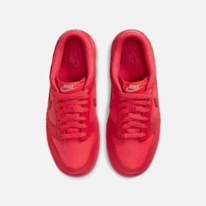 Nike GS Dunk Low - Track Red / Track Red / Red Stardust sold by Kith