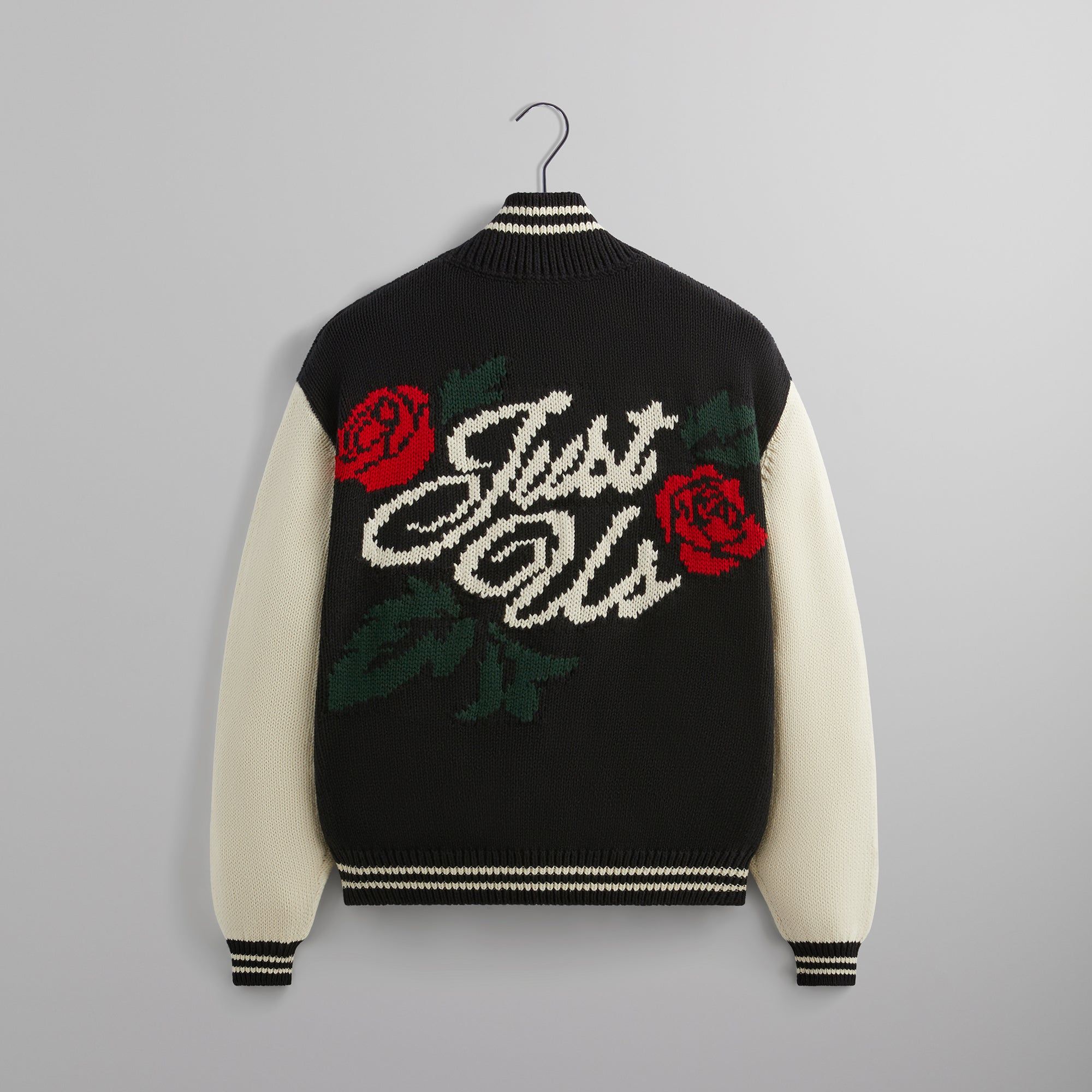 Kith Wyona Full Zip Varsity Sweater - Black PH sold by Kith product image thumbnail 2