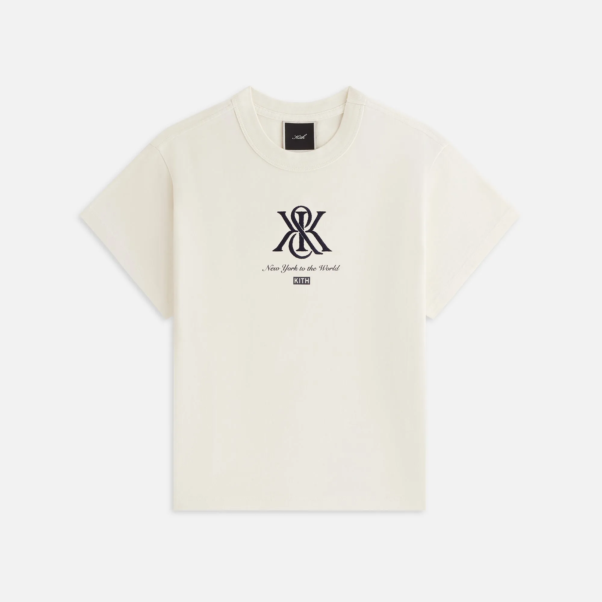 Kith Women Mulberry Crest Vintage Tee - Muslin sold by Kith