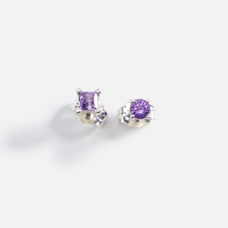 Martine Ali Amethyst Prince Set - Silver sold by Kith