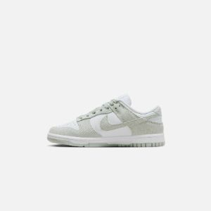 Nike WMNS Dunk Low - White / Light Silver sold by Kith
