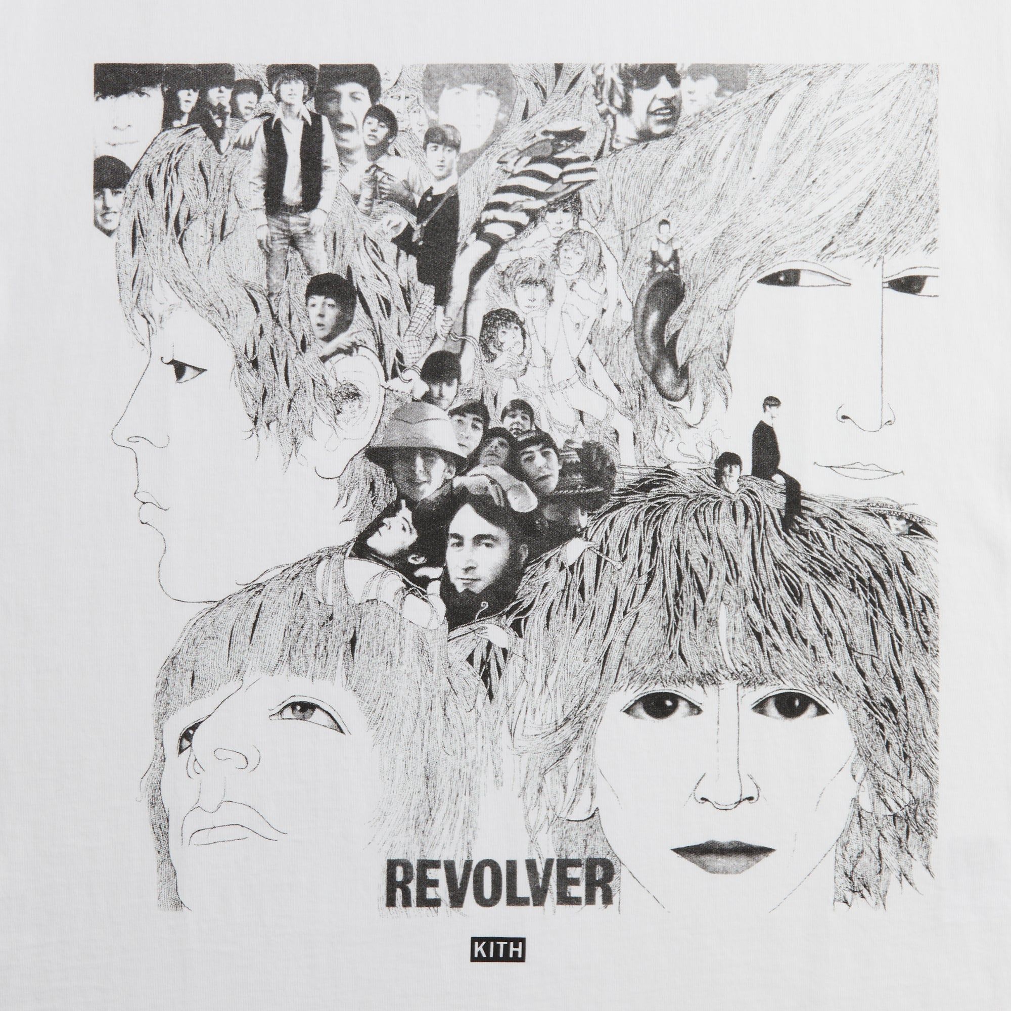 ☆ KITH x THE BEATLES Revolver vintage tee コラボTシャツ ☆ Kith for the Beatles Revolver Vintage Tee - White | Parallel