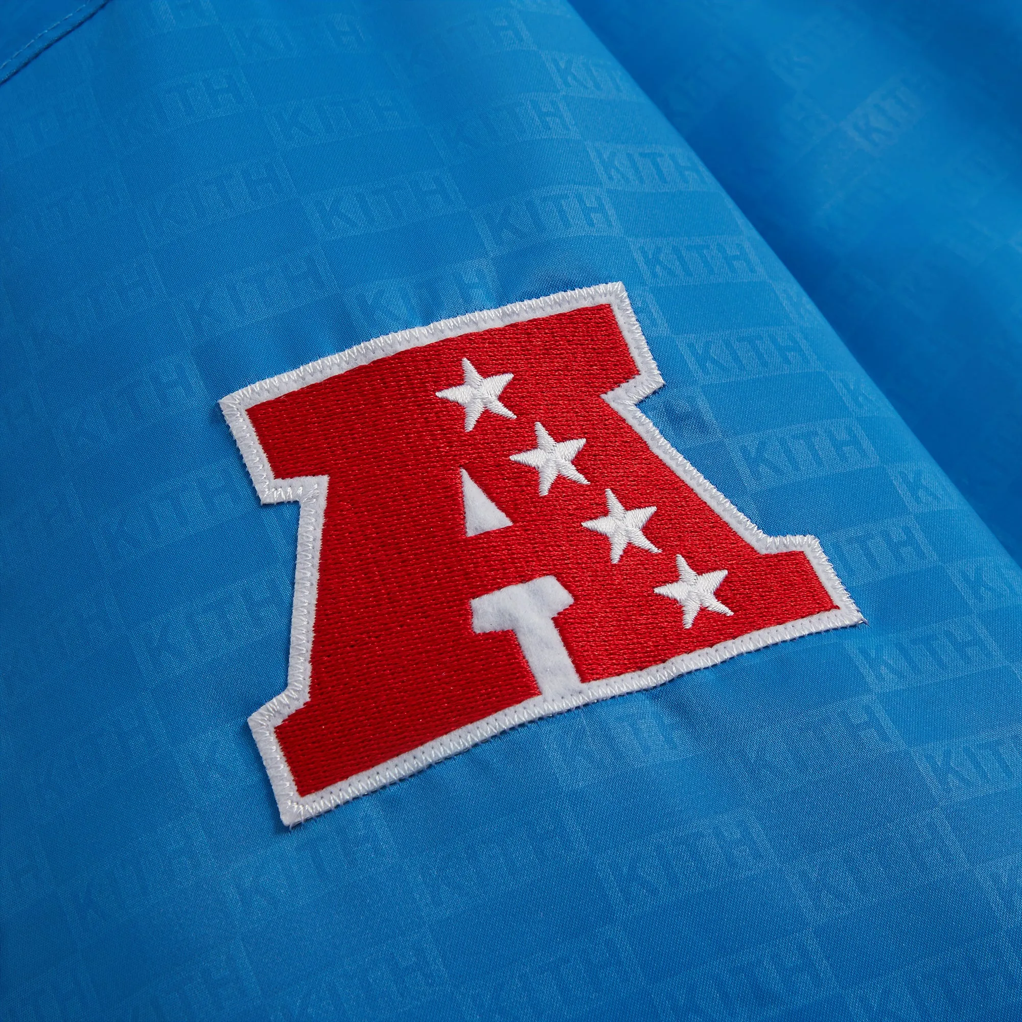 Kith for the NFL: Chargers Satin Bomber Jacket - Lhasa sold by Kith product image thumbnail 5