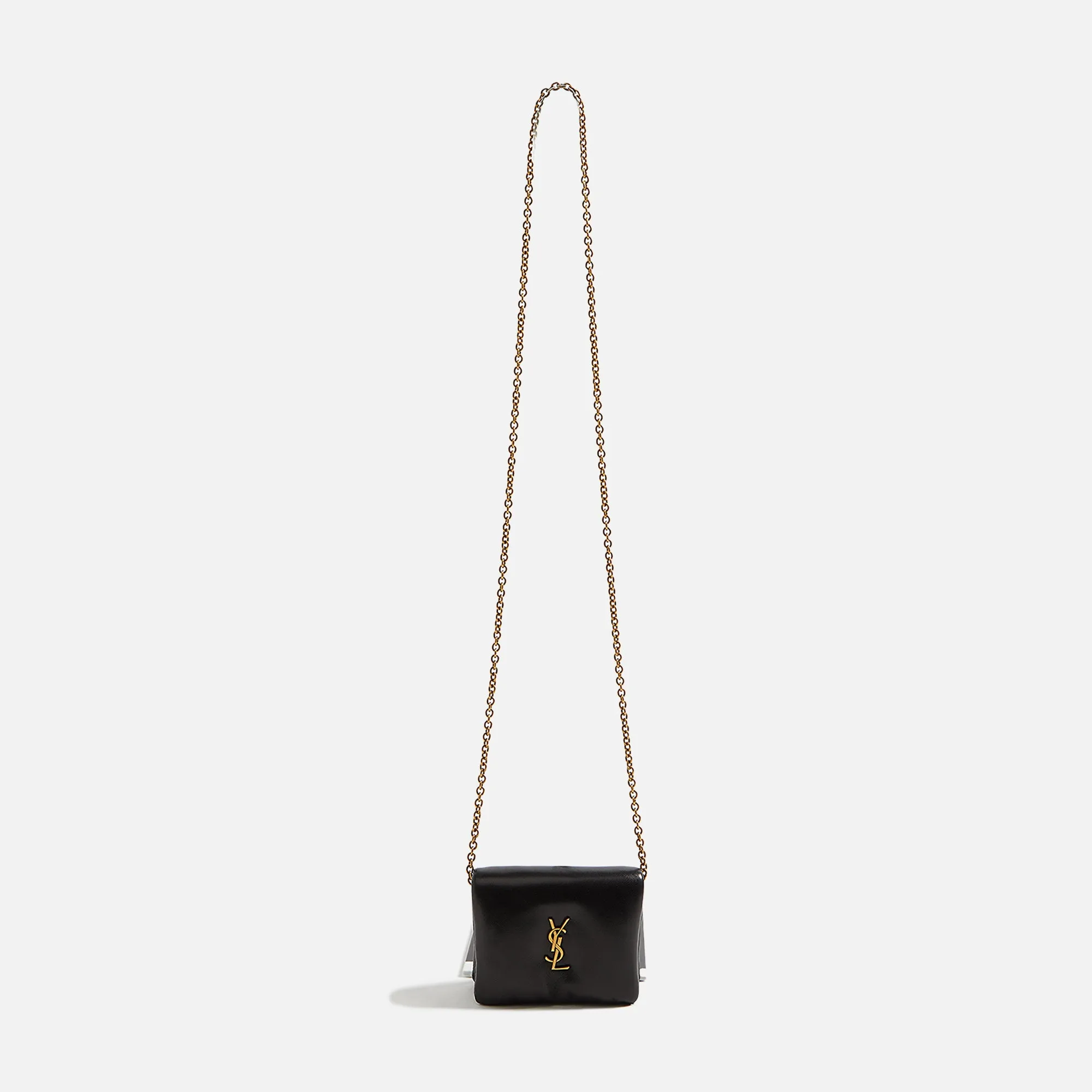 Saint Laurent YSL Wallet With Chain - Nero sold by Kith