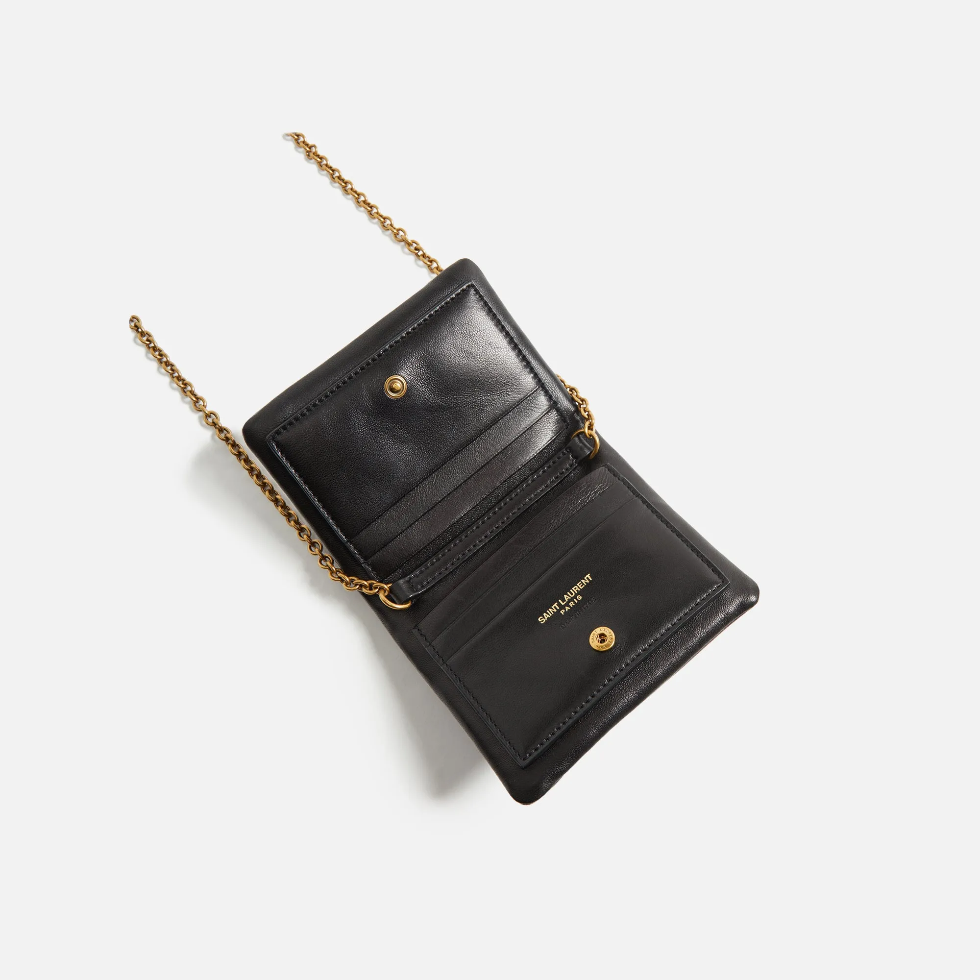 Saint Laurent YSL Wallet With Chain - Nero sold by Kith product image thumbnail 2