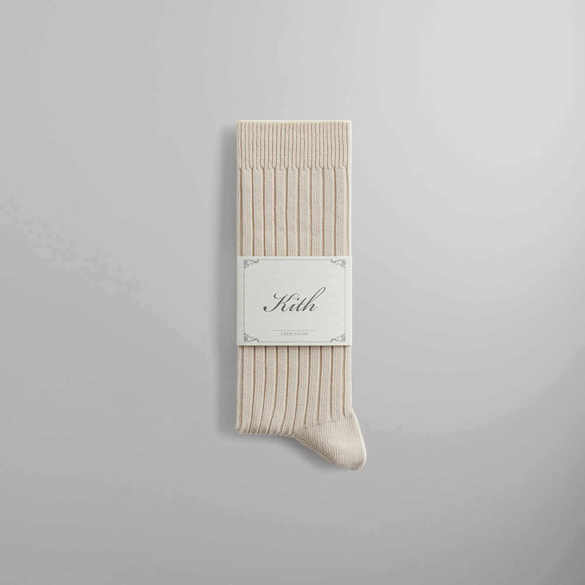 Kith Ribbed Cotton Socks - Sandrift sold by Kith product image thumbnail 2