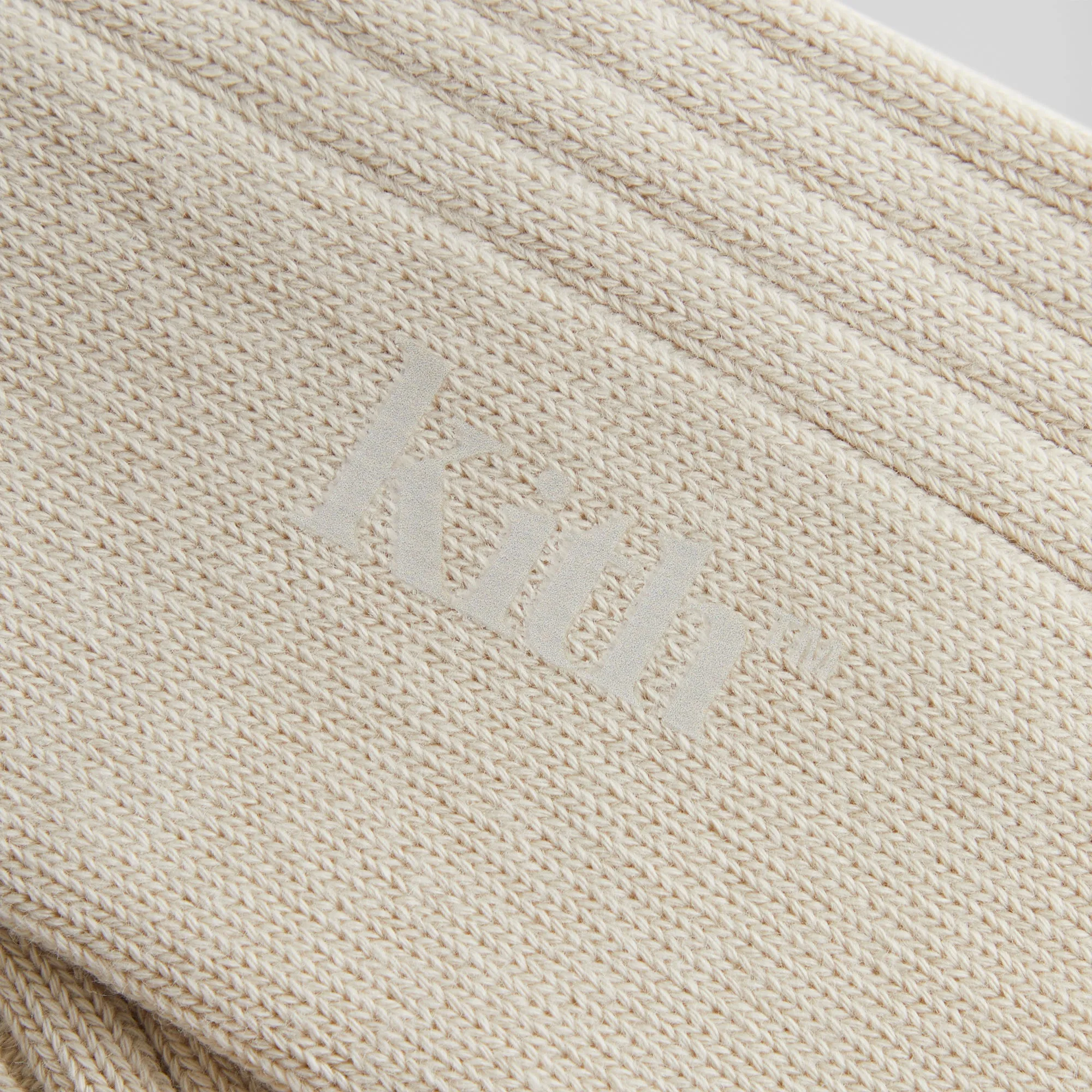 Kith Ribbed Cotton Socks - Sandrift sold by Kith product image thumbnail 3