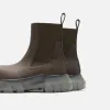 Rick Owens Stivali Pelle Beatle Bozo Tractor - Dust / Clear sold by Kith
