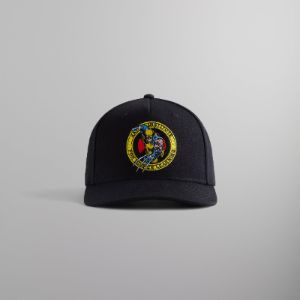 Marvel | Kith for X-Men Wolverine Pinch Crown Snapback - Black sold by Kith