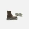 Rick Owens Stivali Pelle Beatle Bozo Tractor - Dust / Clear sold by Kith