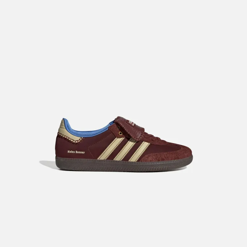 adidas x Wales Bonner Samba - Fox Brown / Sandy Beige / Lucky Blue sold by Kith