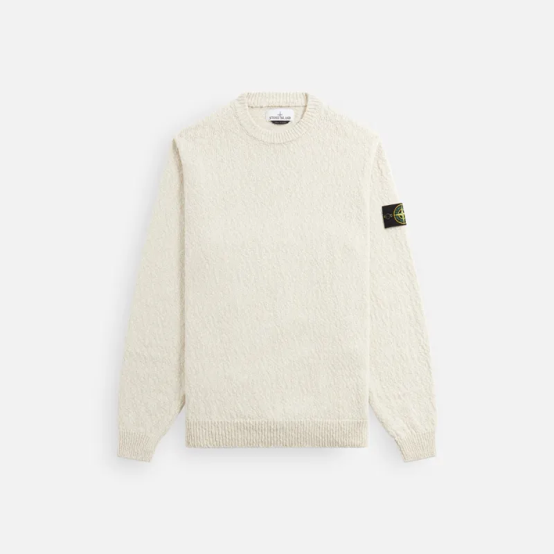 Stone Island Sweater - Natural Beige sold by Kith