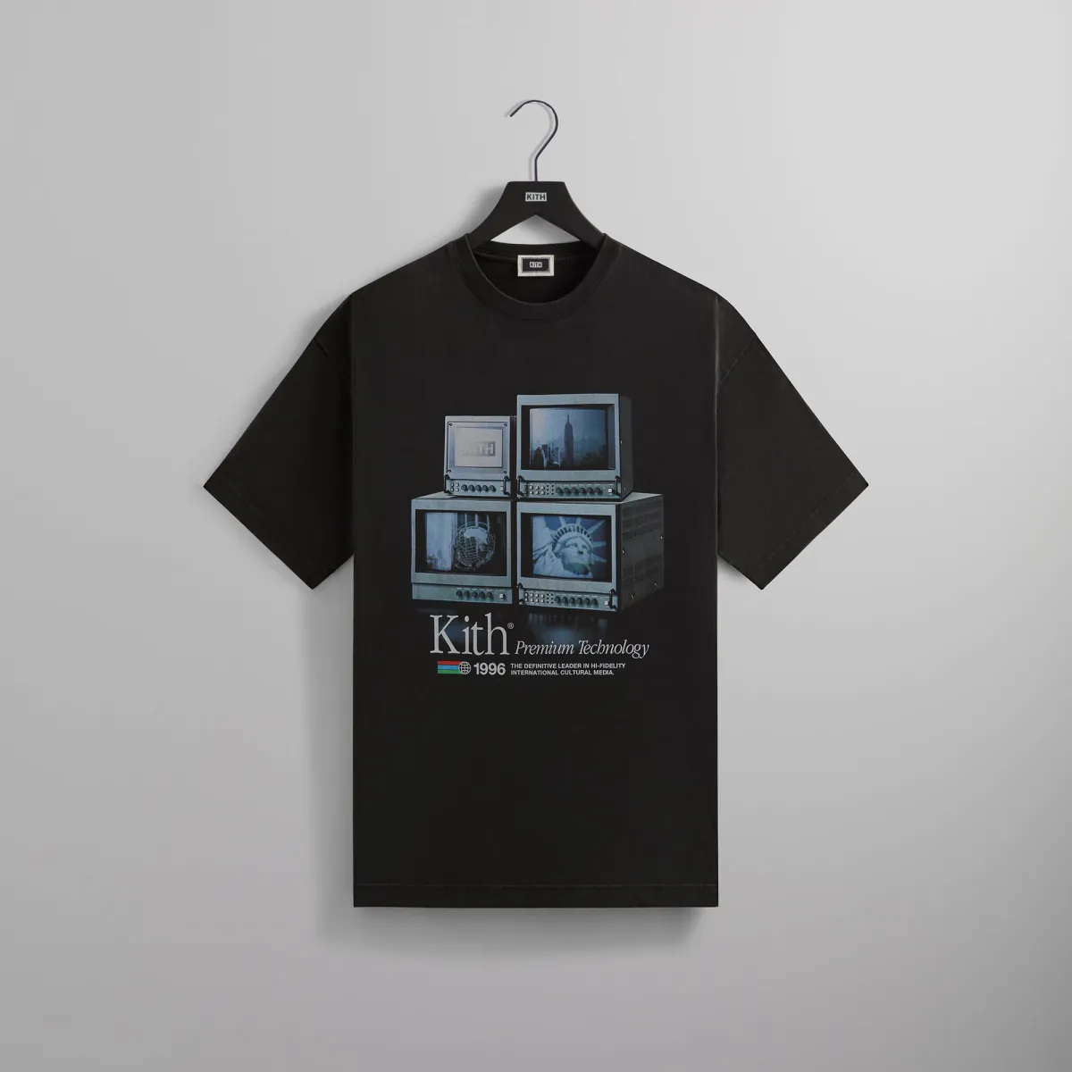 Kith Premium Technology 1996 Vintage Tee - Black | Parallel