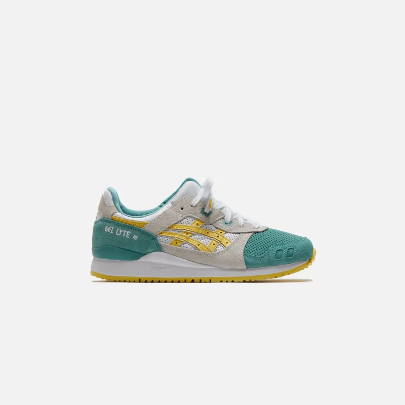 Asics Gel-Lyte III OG - Sage / Banana sold by Kith