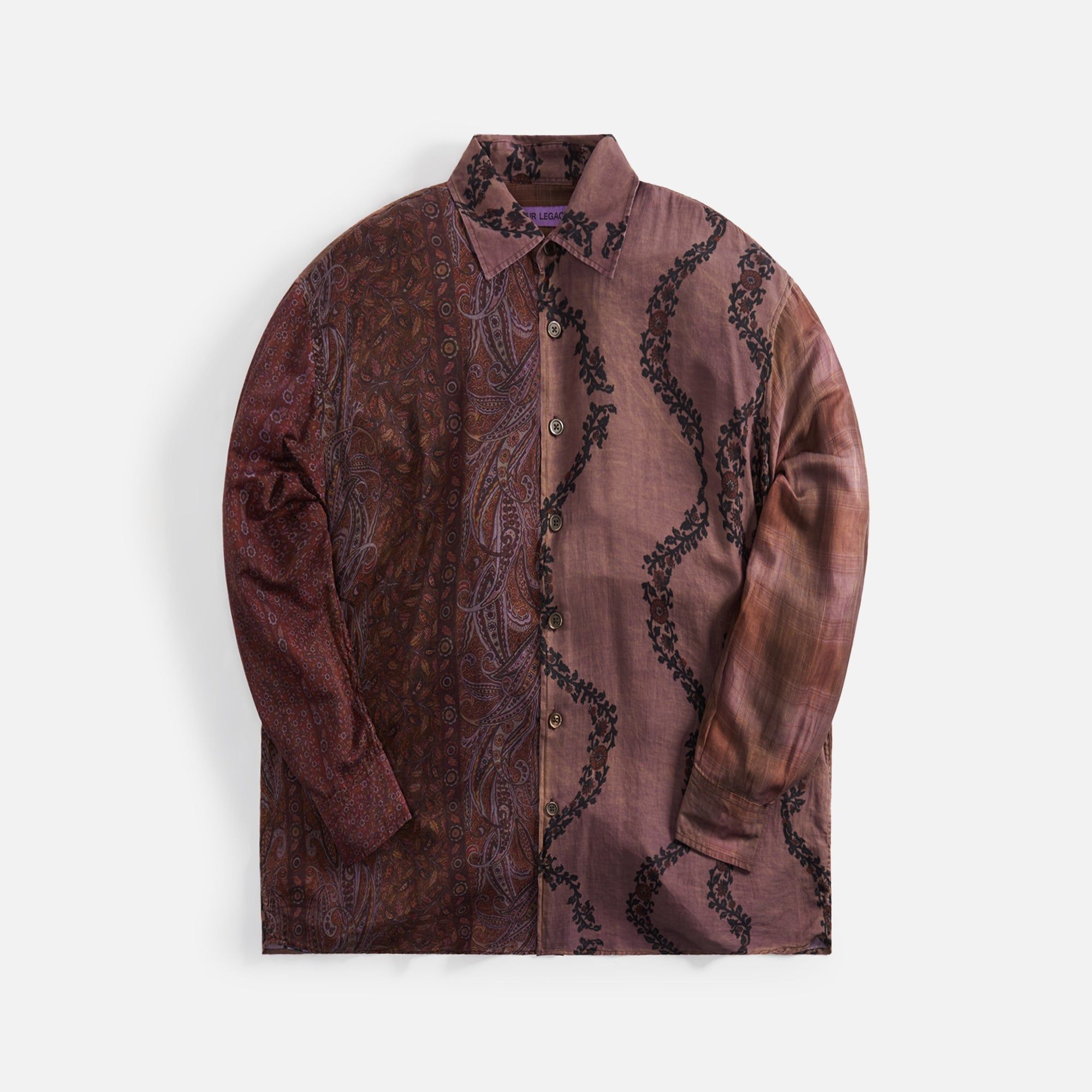 Our Legacy Borrowed Shirt Antique Wallpaper Print - Multi sold by Kith