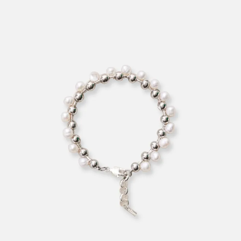 Eliou Elter Bracelet - Silver / Pearls sold by Kith