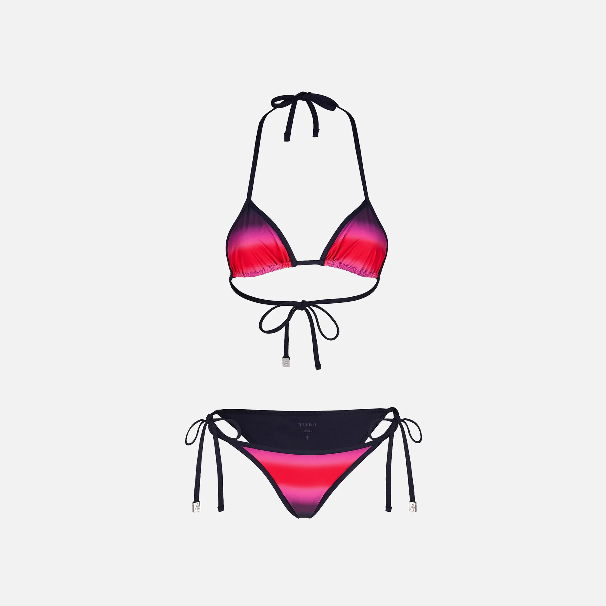 The Attico Bikini - Red / Black / Fuchsia sold by Kith
