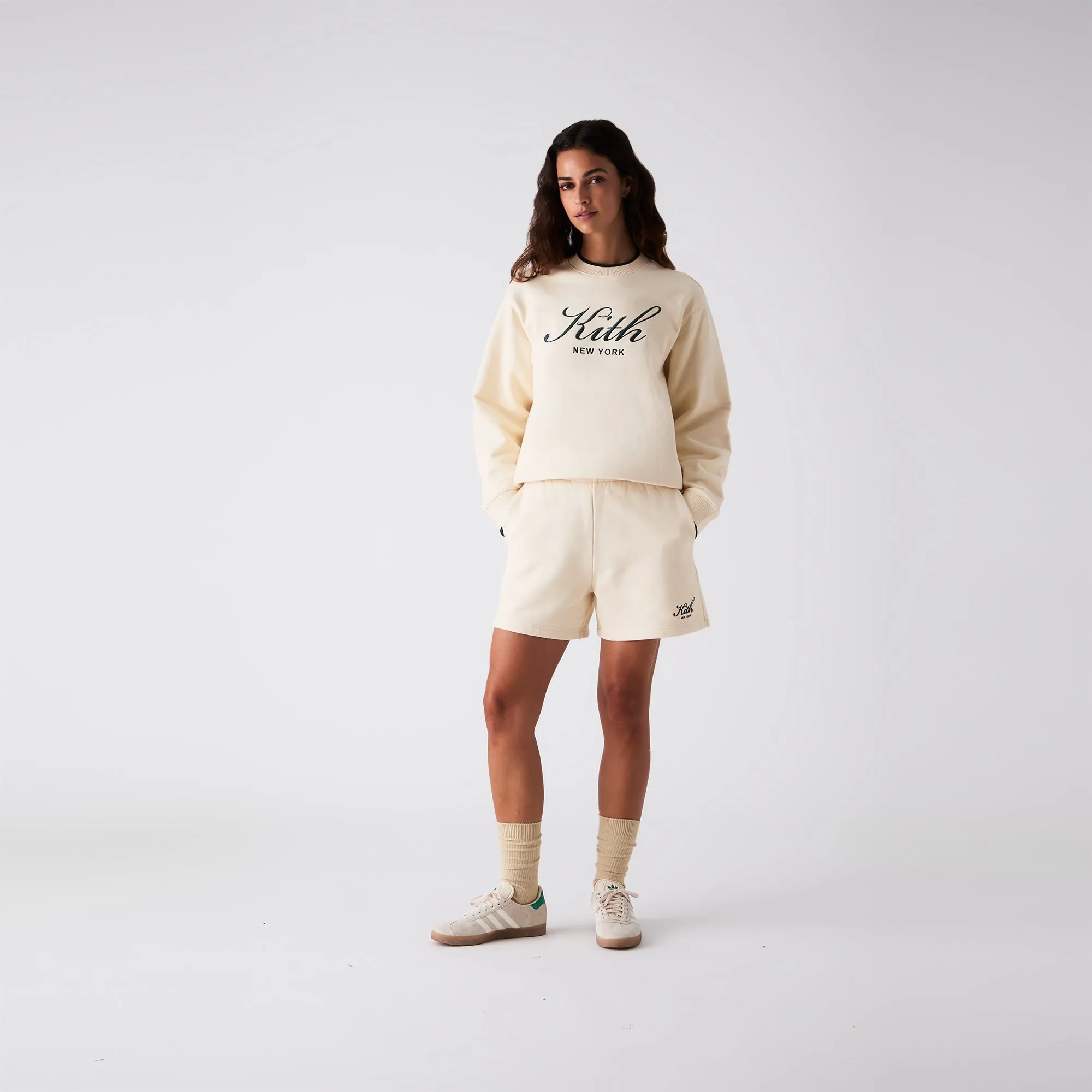 Kith Women Rayne II Sweatshorts - Muslin sold by Kith product image thumbnail 2