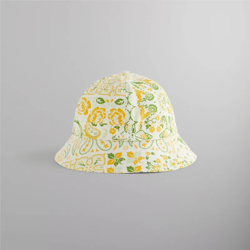 Kさん　KITH SS21 FLORAL BUCKET HAT KITH Unisex Floral Multi Seersucker Bucket Hat KH5719 One