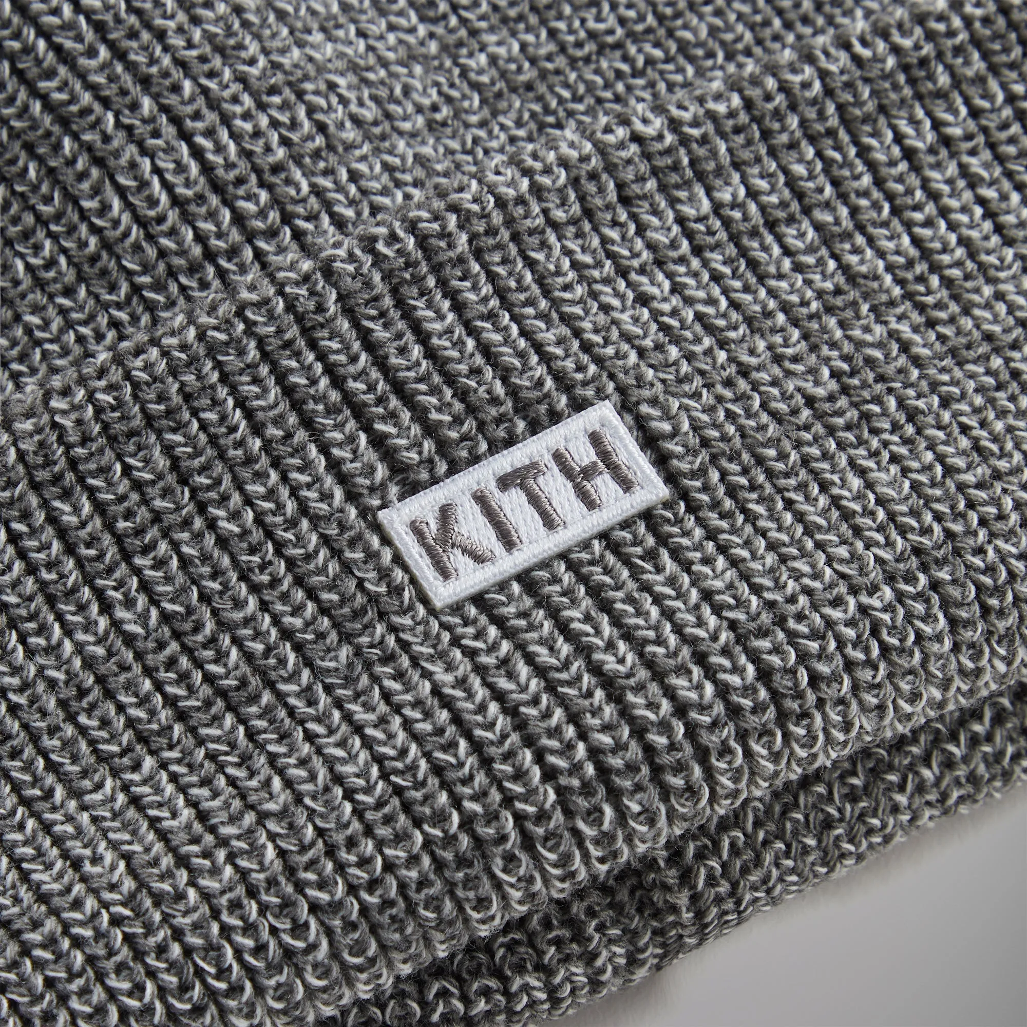 Kith Classic Beanie - Medium Heather Grey sold by Kith product image thumbnail 3