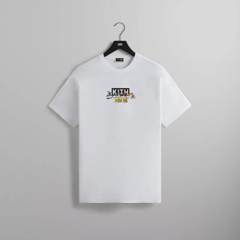 Disney | Kith for Mickey & Friends Family Vintage Tee - White sold by Kith