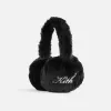 Kith Women Faux Shearling Earmuffs - Black sold by Kith