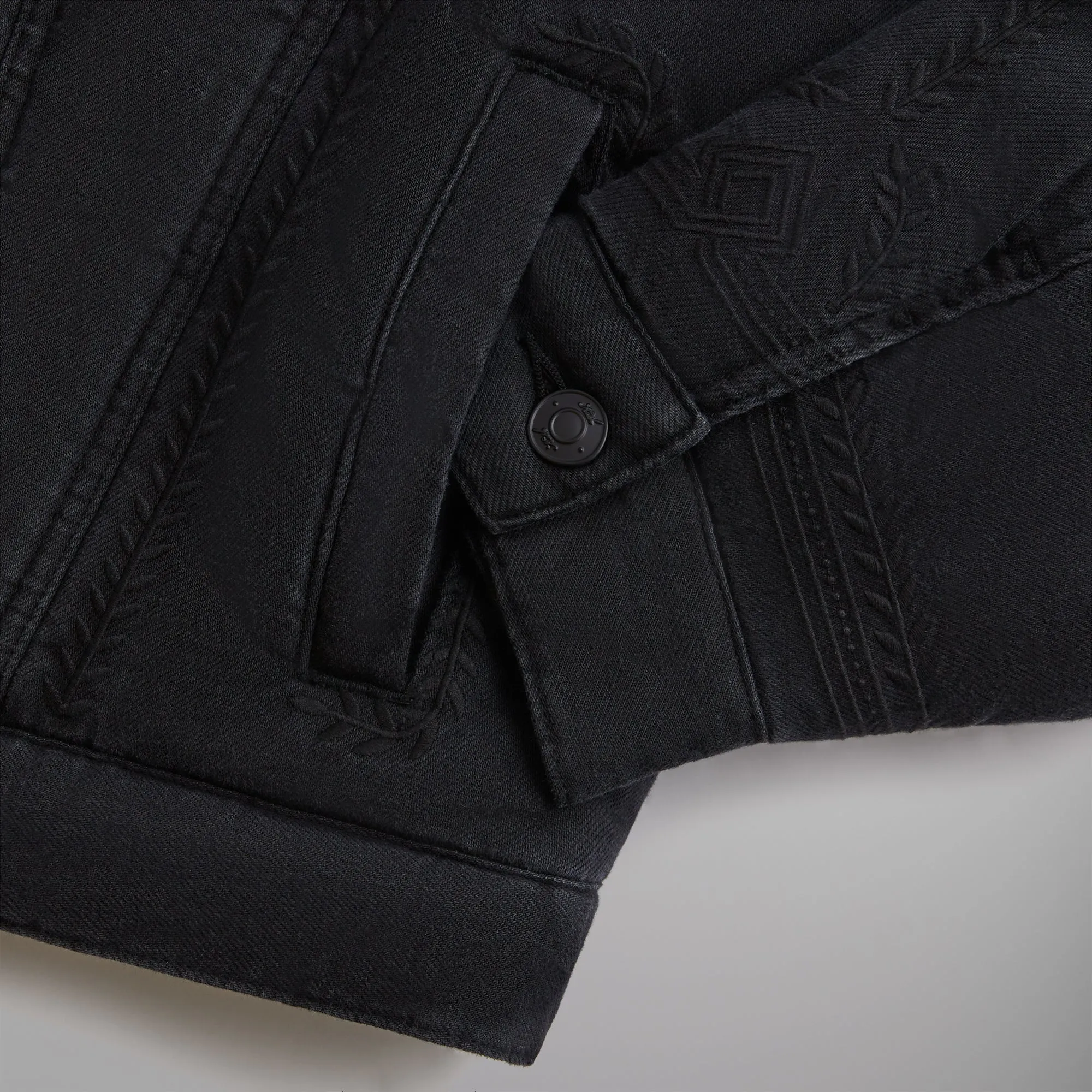 Kith Puffed Jase Denim Jacket - Black sold by Kith product image thumbnail 4