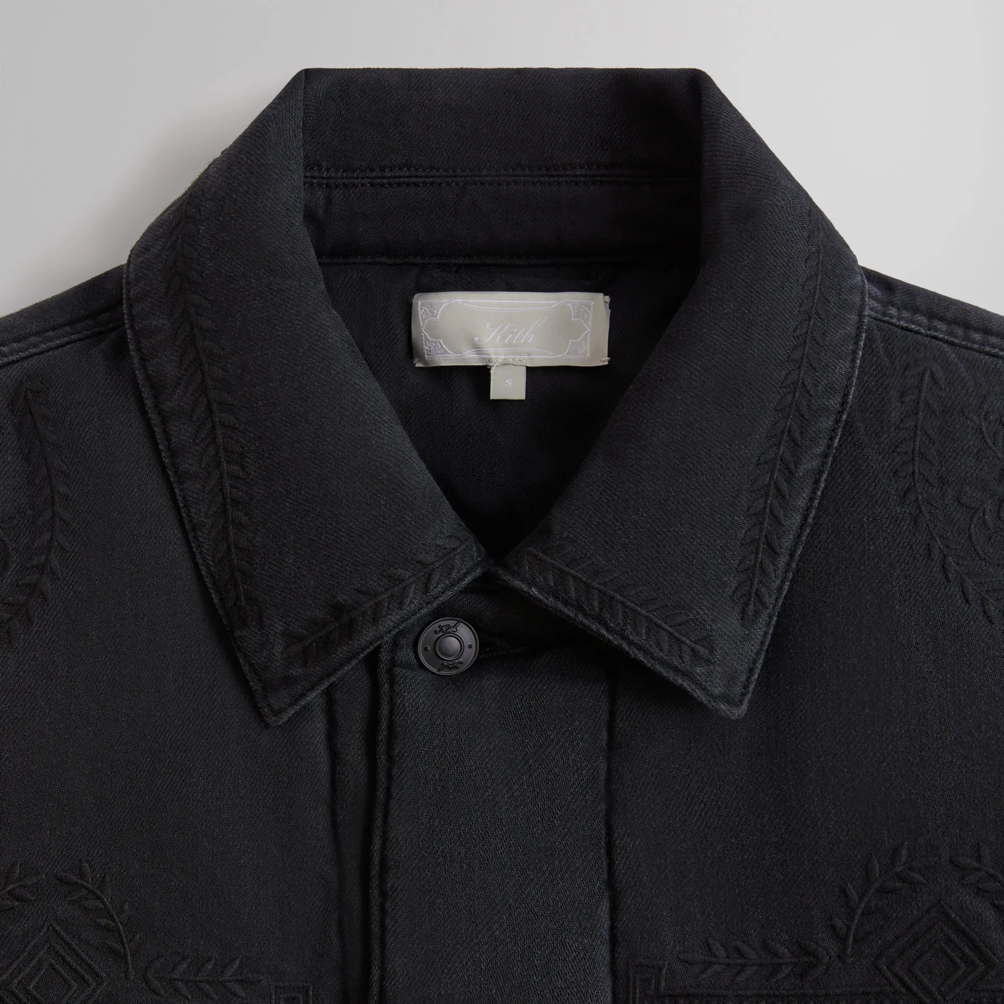 Kith Puffed Jase Denim Jacket - Black sold by Kith product image thumbnail 3
