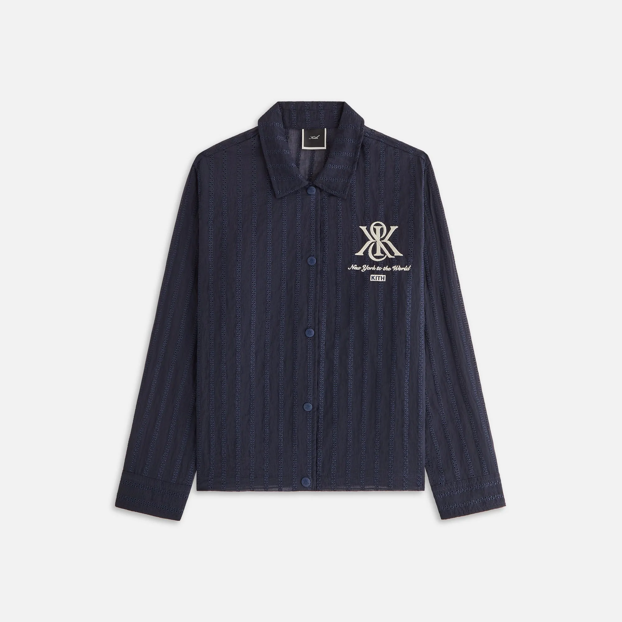 Kith Women Kieran Crest Coaches Jacket - Nocturnal sold by Kith